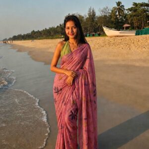 Habutai Silk saree